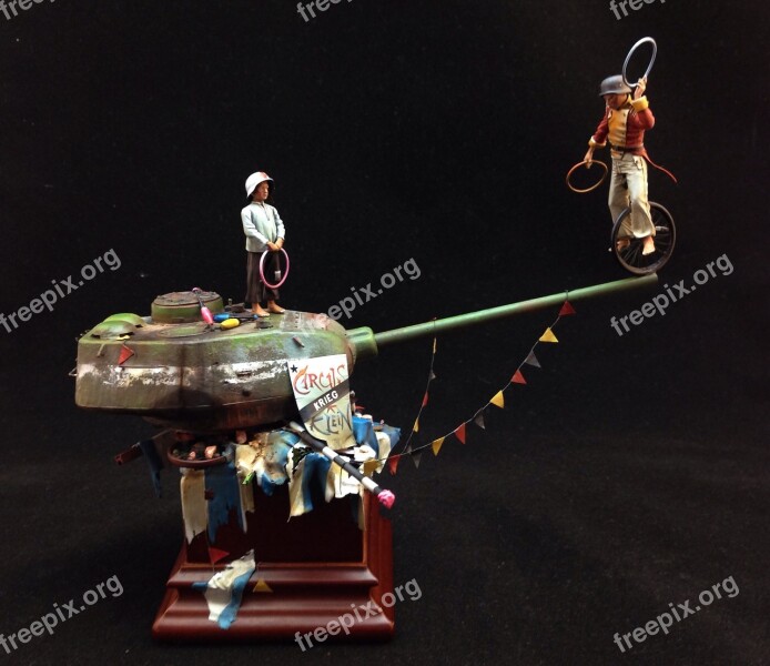 Circus Miniature War Free Photos