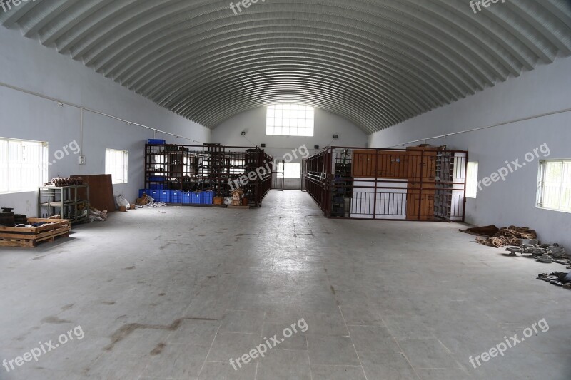 Warehouse Empty Factory Interior Building