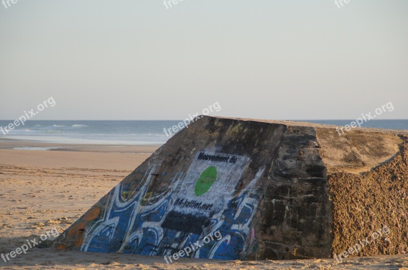 Biscarrosse Atlantic Dune Ocean Sea