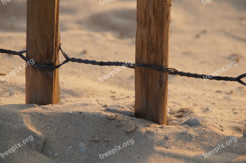 Fence Biscarrosse Atlantic Dune Ocean