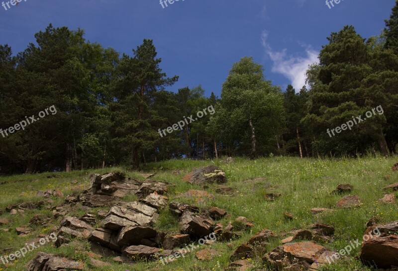 Elbrus Region Mountains The Caucasus Northern Caucasus Nature