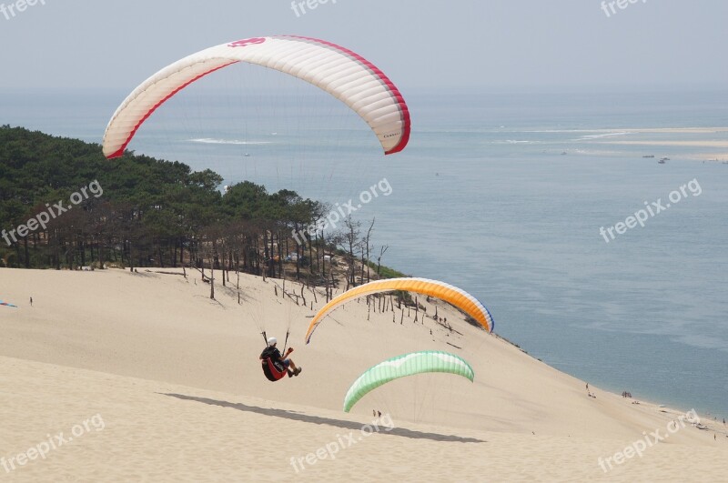 Paragliding Mountain Paraglider Flying Freedom