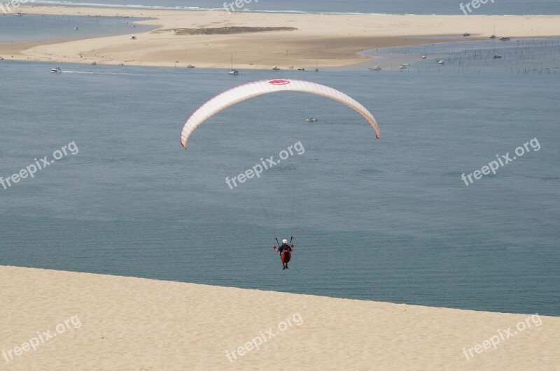 Paragliding Mountain Paraglider Flying Freedom