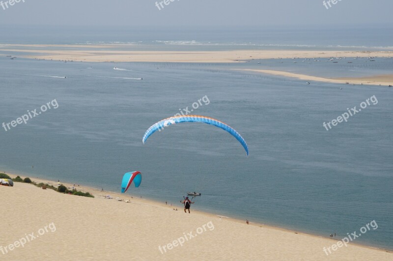 Paragliding Mountain Paraglider Flying Freedom