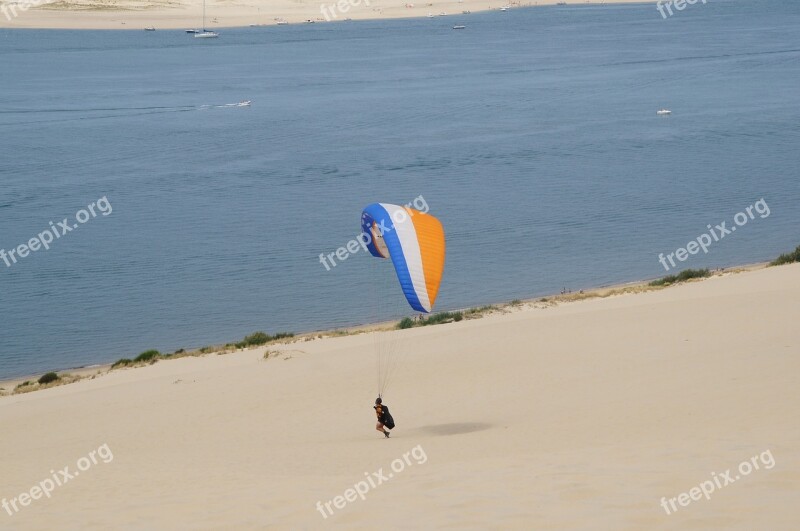 Paragliding Mountain Paraglider Flying Freedom