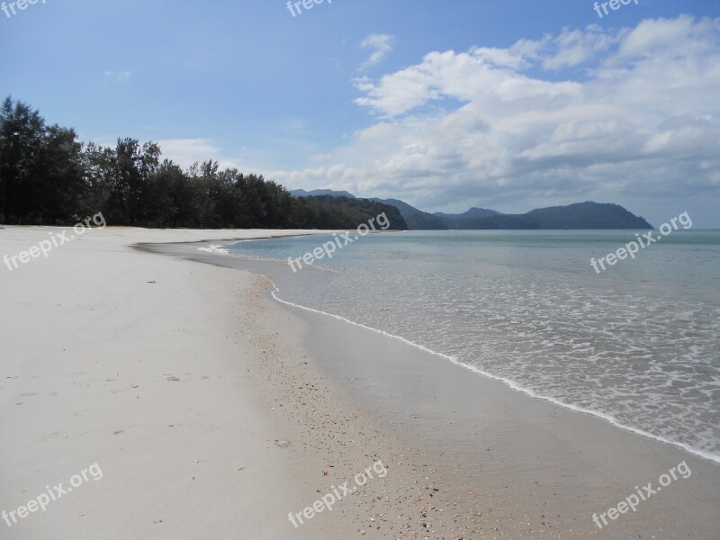 Boats Thailand Sea Tropical Ocean