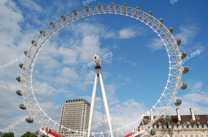 London Eye Wheel England Landmark