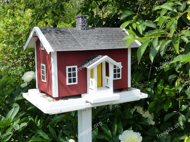 Bird Houses Garden Summer Colors Free Photos