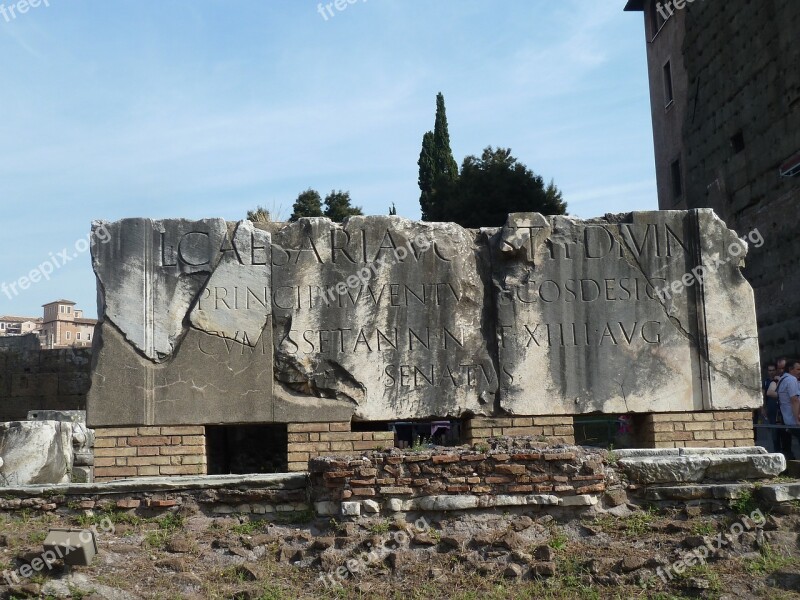 Ruins Roman Ruins Ancient Rome Free Photos