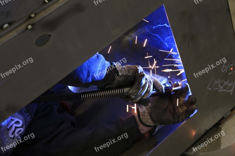 Weld Welding Welder Worker Industrial