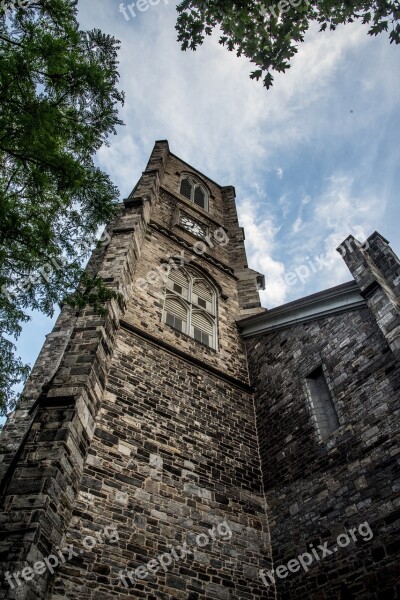 Church Manhattan New York Architecture Old