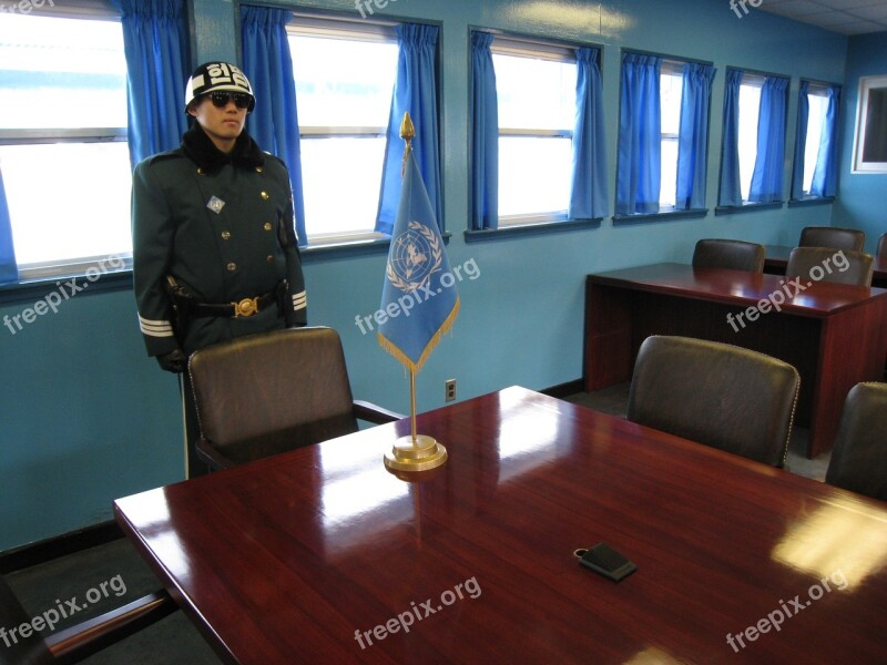 Border North Korea Border Conference Room Military Demarcation Line Free Photos