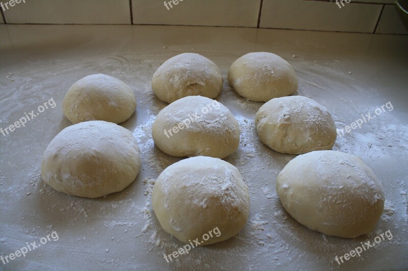 Food Dough Bread Kitchen Baking