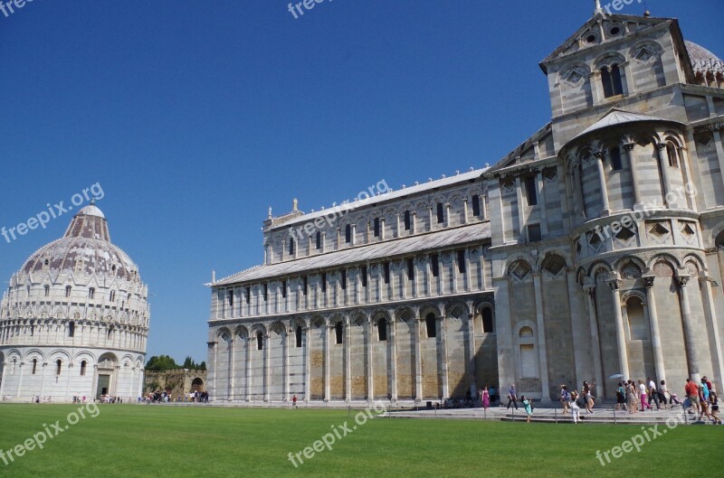 Pisa Italy Leaning Tower Basillica