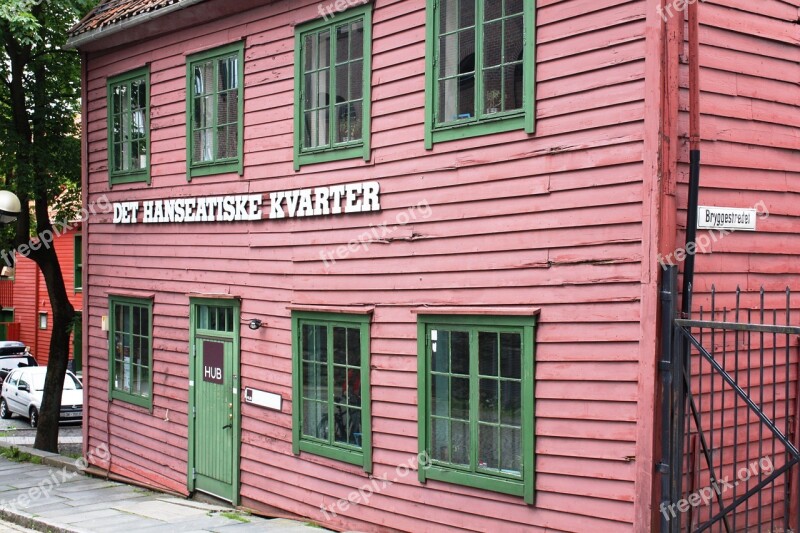 Bryggen Norway Mountains Places Of Interest House