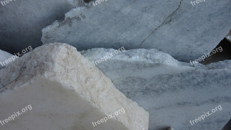 Marble Slabs Stone Broken Fracture Surface