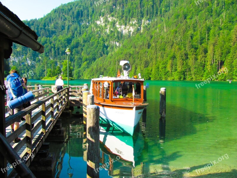 Konigsee Berchtesgaden Alps Germany Bavaria