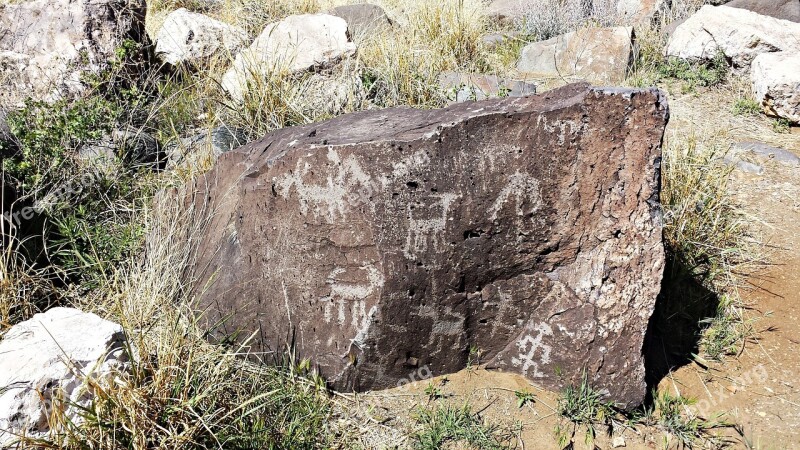 Petroglyph Rock Native American Indian Native