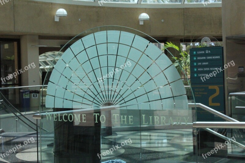 San Diego State University Library Glass Dome Symbol Sdsu Free Photos