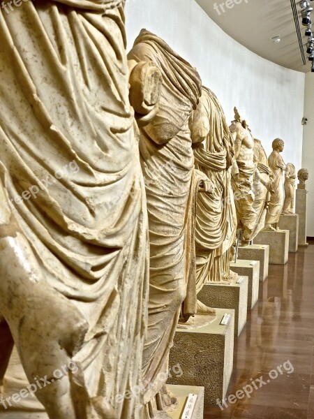 Sculpture Display Ancient Roman Classic