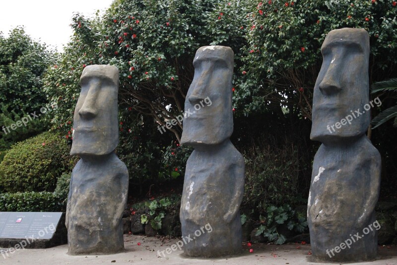 Complainant Country Theme Jeju Jeju Island Tourist Destination Moai