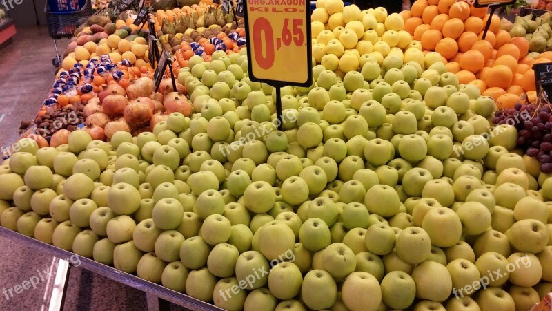 Apples Supermarket Greengrocers Free Photos