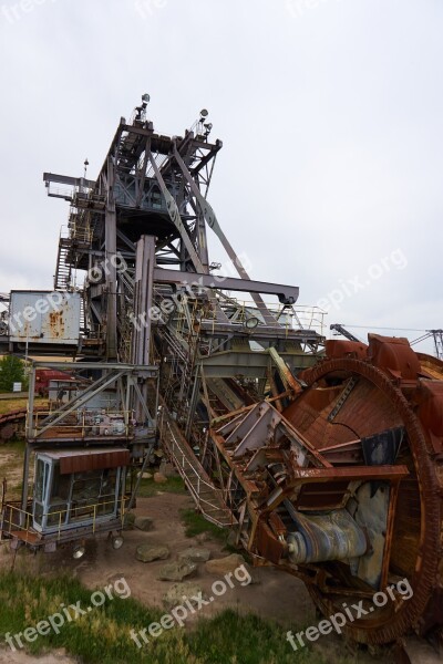 Open Pit Mining Brown Coal Excavators Bucket Wheel Excavators Commodity