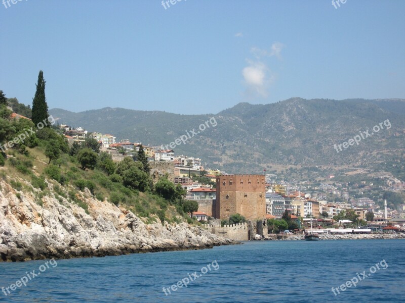 Mountains Mountain Landscape Sea Water