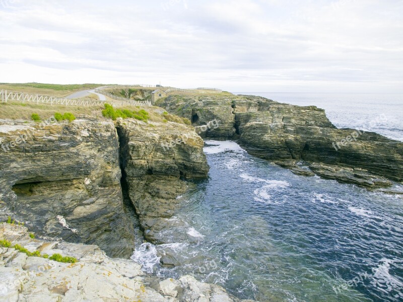 Sea Rocks Rinlo Ribadeo Lugo