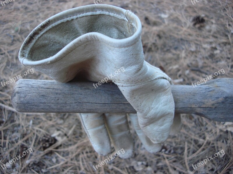 Glove Leather Work Gardening Wheelbarrow