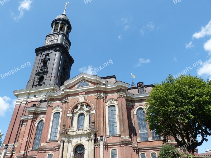 Hamburg Church Main Church St Michaelis Michel