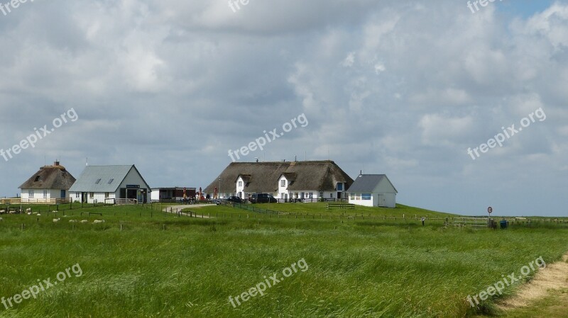 Hamburger Hallig North Sea Wadden Sea Sky Coast