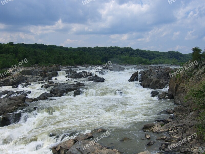 Rapids Rocks River Water Free Photos