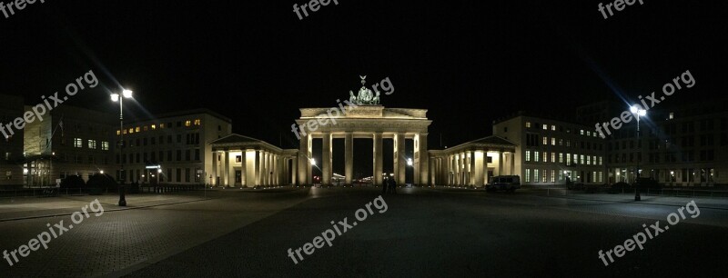 Berlin Brandenburg Gate Quadriga Landmark Goal