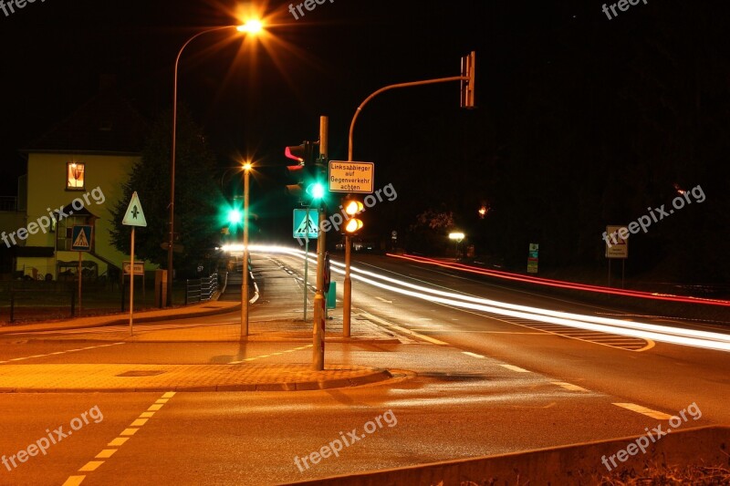 Road Lights Traffic Night Lighting