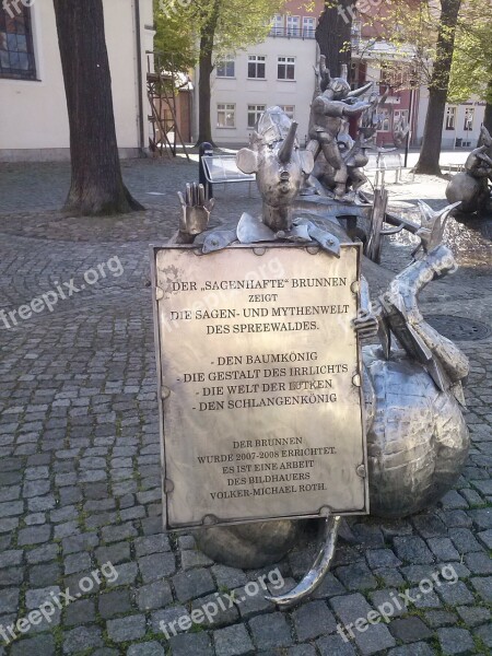 Sculpture Fountain Spreewald Free Photos