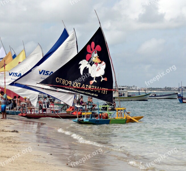 Pernambuco Porto De Galinhas Brazil Beach Mar