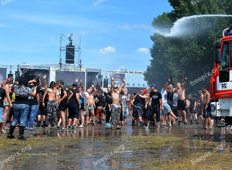 Festival People Fun Summer Sky