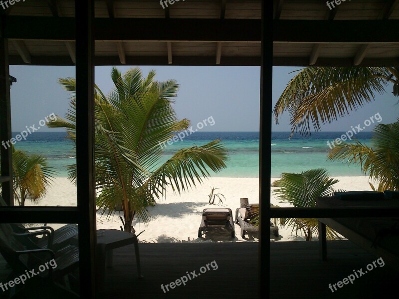 Maldives Kuredu View Beach Bungalow O Area