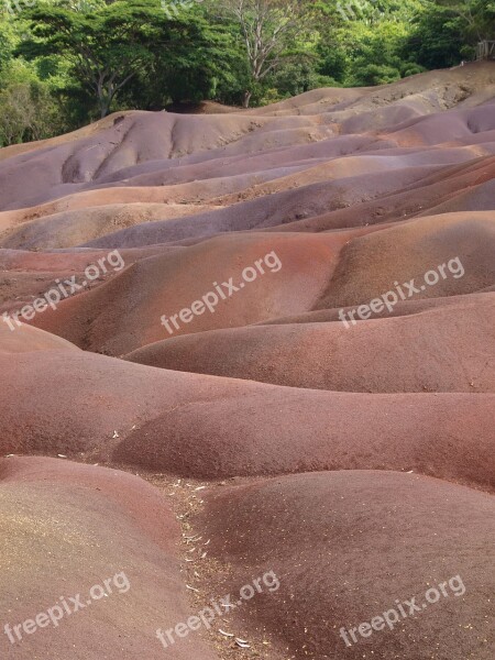 Mauritius Colored Earth National Park Free Photos