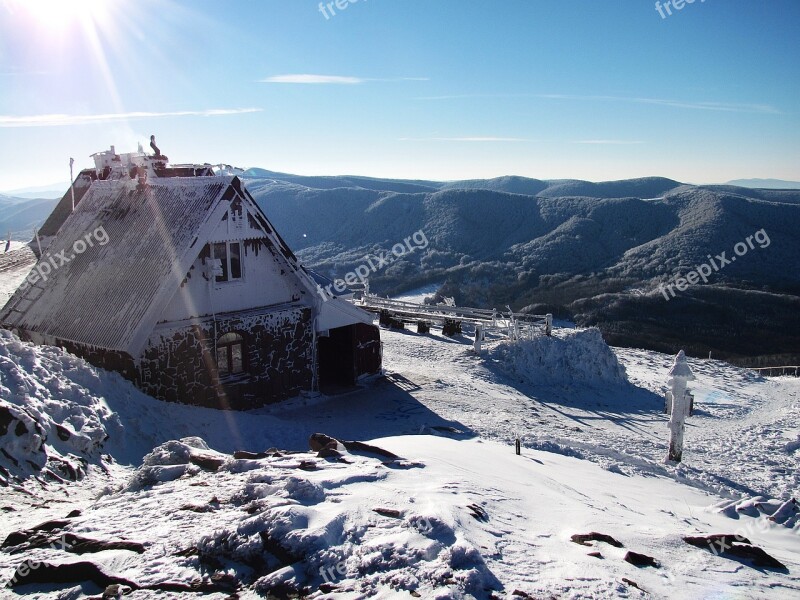 Mountains Landscape Winter Panorama Winter In The Mountains