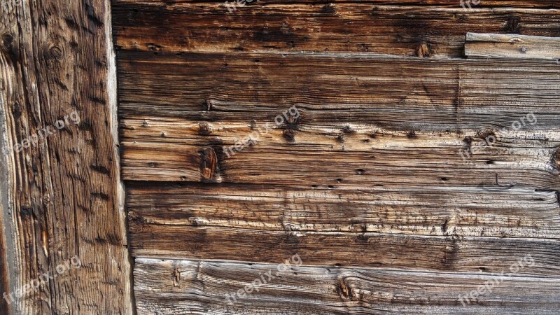 Wood Boards Grain Bar Structure