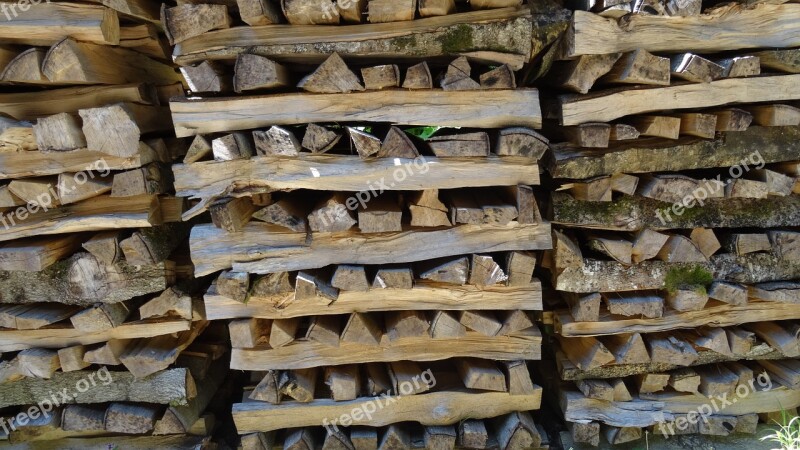 Wood Holzstapel Firewood Growing Stock Log