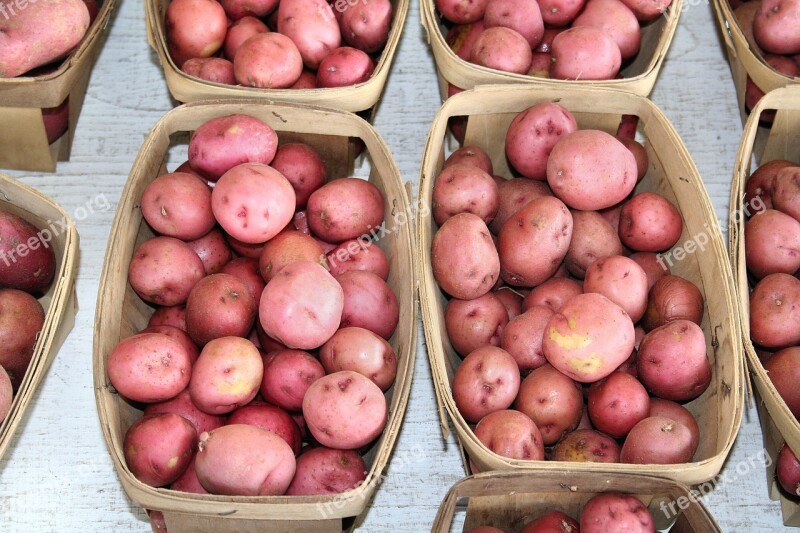 Potatoes French Market New Orleans Vegetables Baskets