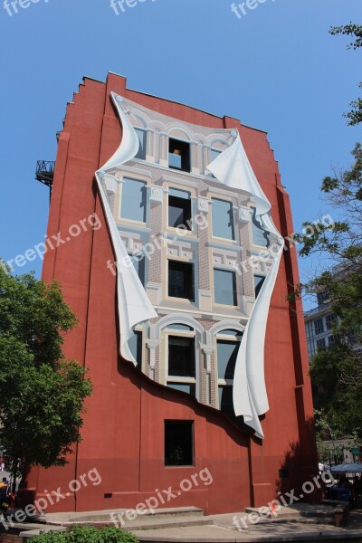 Art Wallart City Flatiron Building Toronto