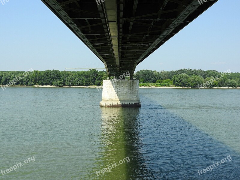 Danube Bridge Bridge Piers Danube Bridge Free Photos