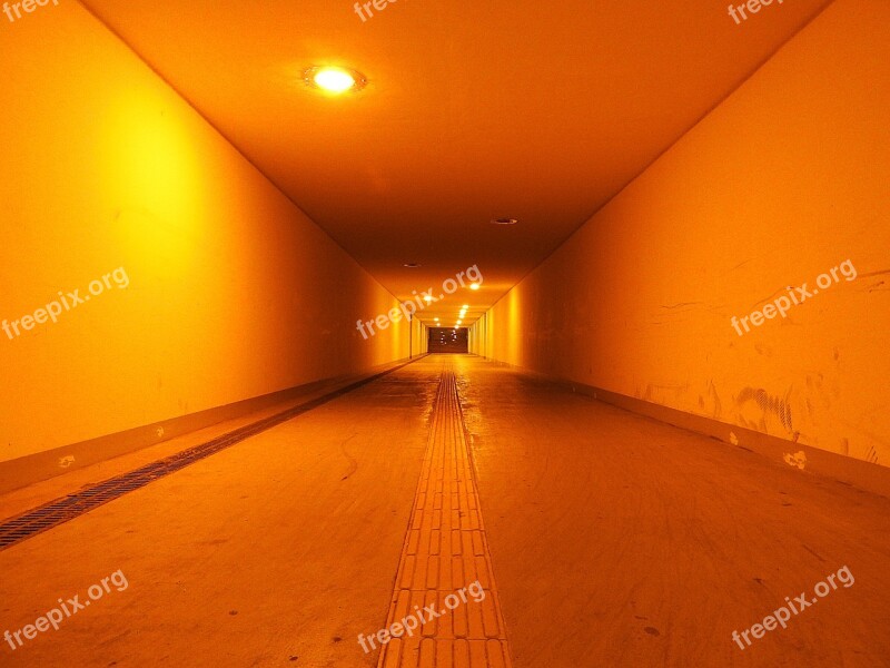 Underpass Passage Railway Underpass Tunnel Free Photos