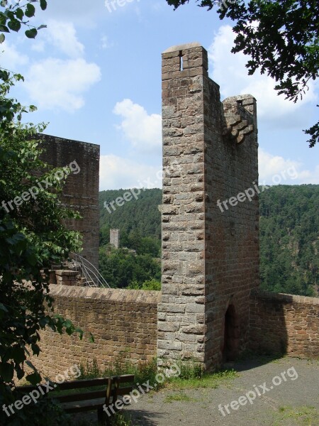 Spangenberg Palatinate Forest Fortress Tower Ruin