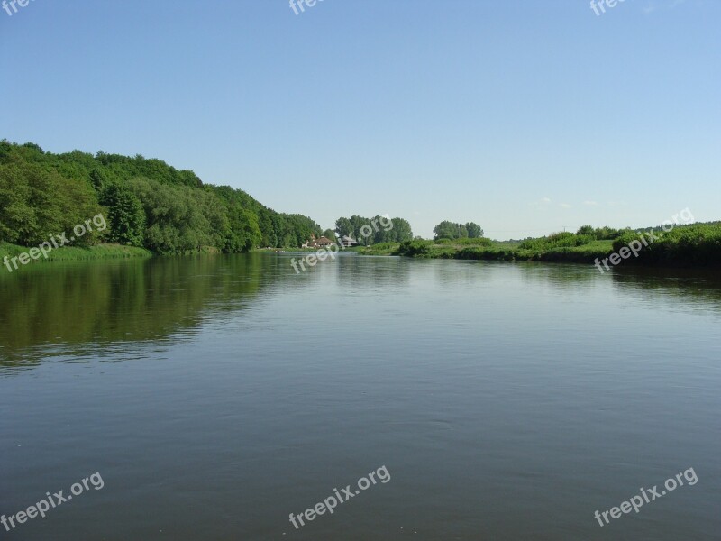 Mulde Grimma River Water Germany