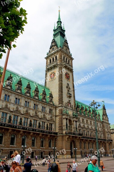 Hamburg Hanseatic City Elbe Germany Architecture